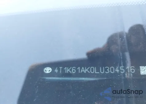 2020 Toyota Camry Xse from USA, damaged, VIN 4T1K61AK0LU304516